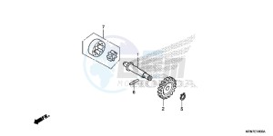 CRF250RF CRF250R Europe Direct - (ED) drawing OIL PUMP