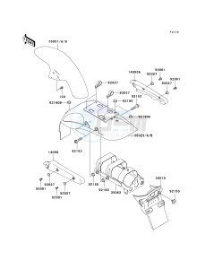 BN 125 A [ELIMINATOR 125] (A6F-A9F) A9F drawing FENDERS