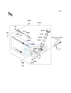 MULE_600 KAF400BCF EU drawing Master Cylinder