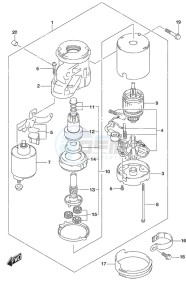 DF 140A drawing Starting Motor