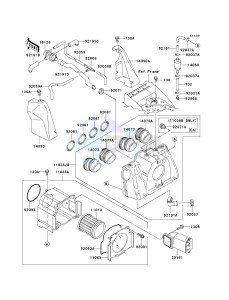 ZR 1200 A [ZX 1200 R] (A1-A3) drawing AIR CLEANER