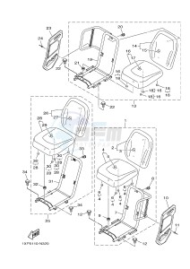 YXM700ES YXM70VPSG VIKING EPS SPECIAL EDITION (B42B) drawing SEAT