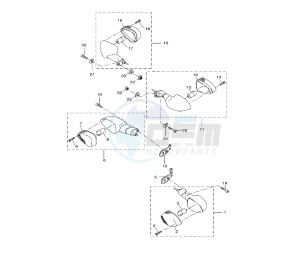 WR R 125 drawing FLASHER LIGHT