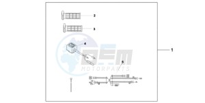 CBF1000A9 UK - (E / ABS MKH) drawing HEATED GRIPS