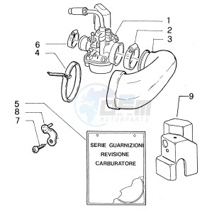 Zip & Zip 100 drawing Carburettor