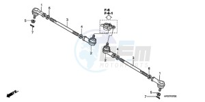 TRX500FEA Australia - (U / EC) drawing TIE ROD