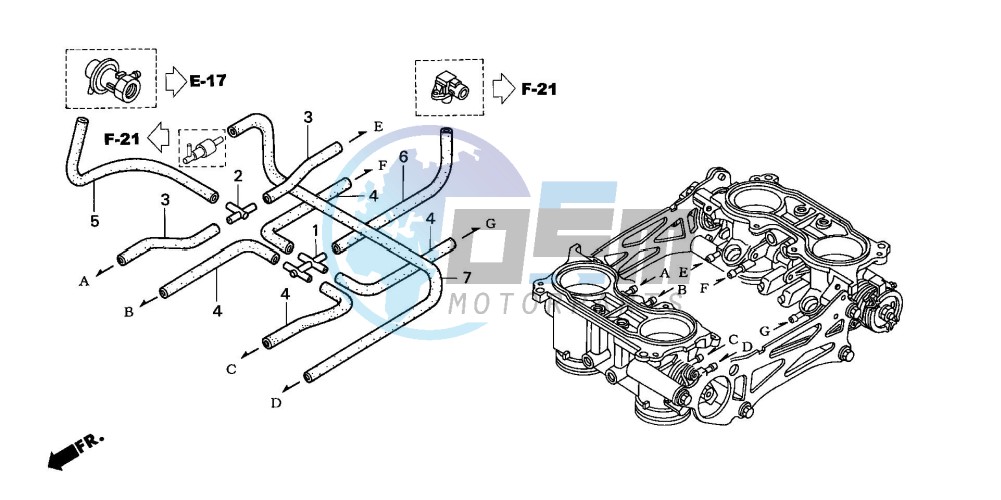 THROTTLE BODY (TUBING)