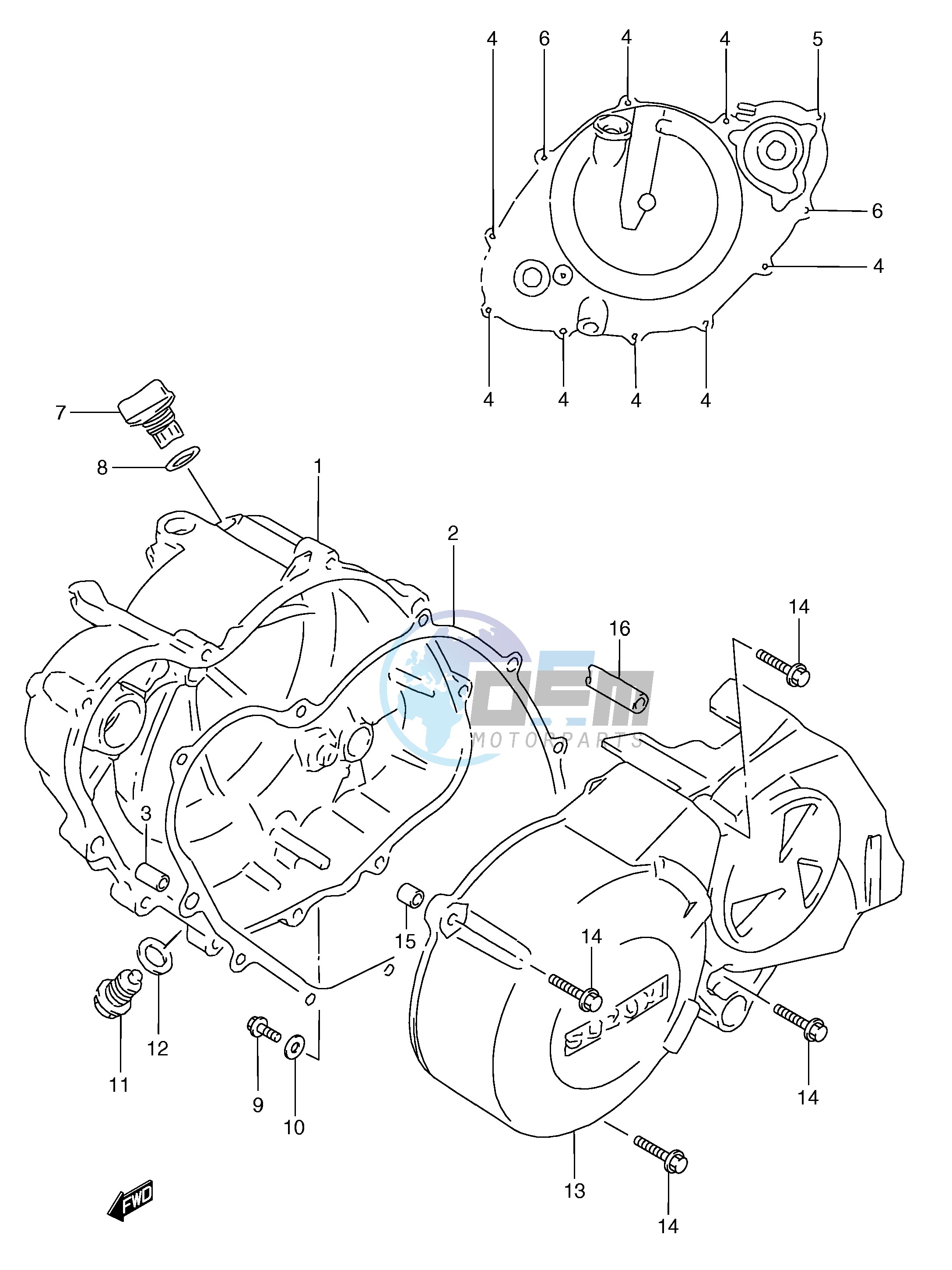 CRANKCASE COVER