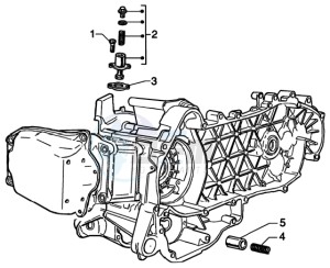 Runner 200 VXR 4t drawing Chain Tightener - By pass Valve