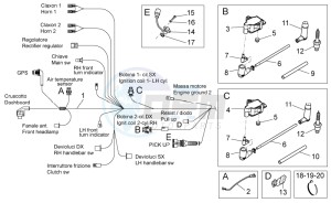 V7 Racer 750 USA-CND drawing Electrical system I