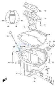 DF 225 drawing Oil Pan