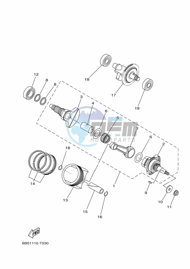 CRANKSHAFT & PISTON