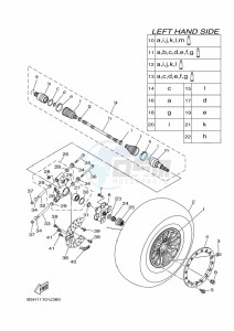 YXZ1000ETS YXZ1000ET (BAS5) drawing REAR WHEEL