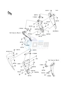 ZR 750 L [Z750 AU] (L7F-L8F) L8F drawing COWLING LOWERS