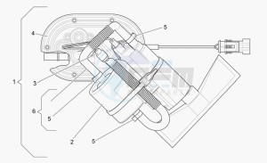 California 1100 Vintage Classic-Touring drawing Fuel pump