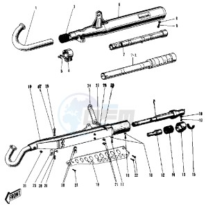 G3 SS A (-A) 90 drawing MUFFLER -- 69-73- -