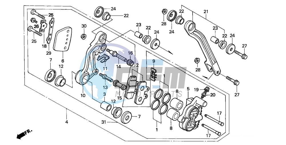 FRONT BRAKE CALIPER