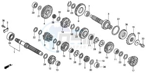 CBF500A drawing TRANSMISSION