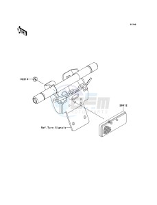 VN1700_VOYAGER_CUSTOM_ABS VN1700KCF GB XX (EU ME A(FRICA) drawing Reflectors