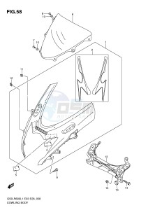 GSX-R600 (E3) drawing COWLING BODY