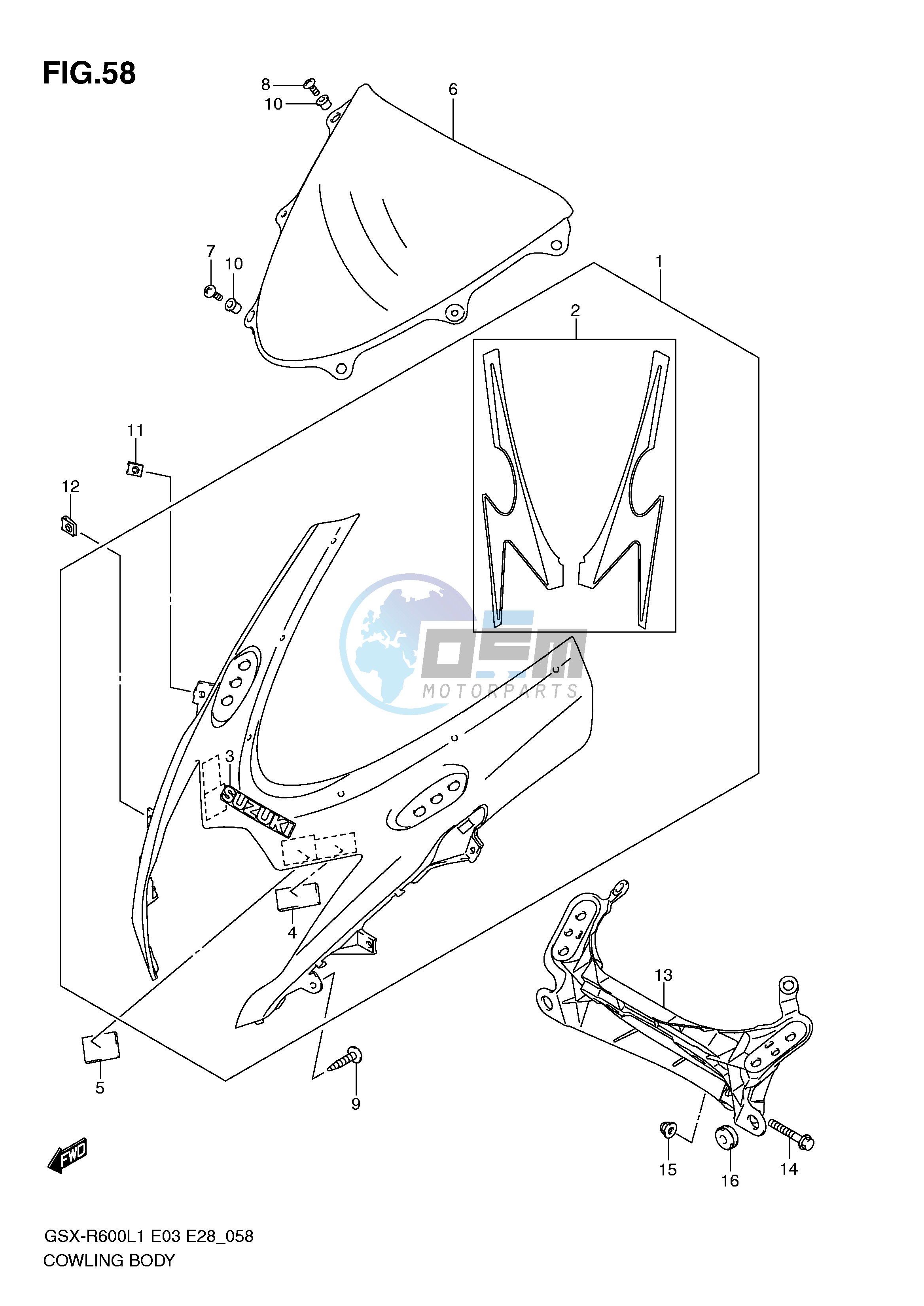 COWLING BODY