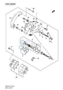 AN650Z ABS BURGMAN EXECUTIVE EU-UK drawing REAR CALIPER