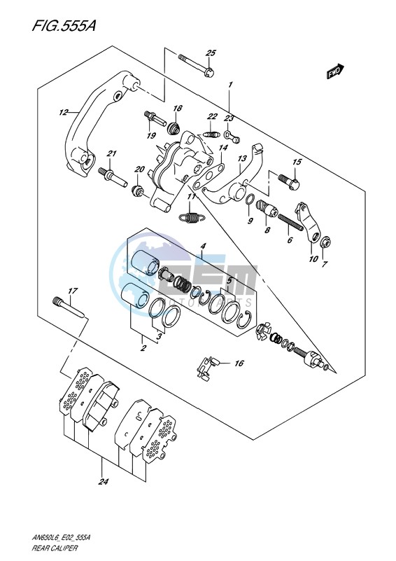 REAR CALIPER