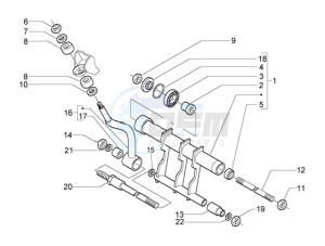 Beverly 500 drawing Swinging arm