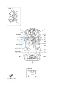 YFM300 RAPTOR 300 (1SC6 1SC7 1SC5) drawing EMBLEM & LABEL 1