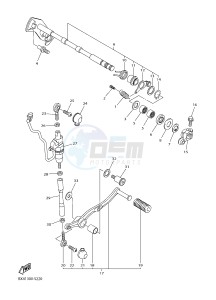 YZF-R1M 998 R6 (2KSL) drawing SHIFT SHAFT