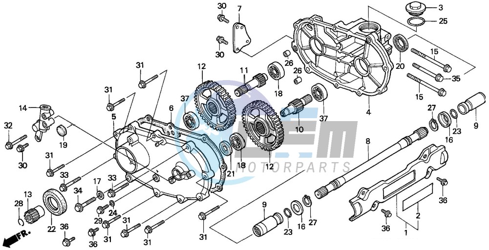 FRONT DRIVESHAFT