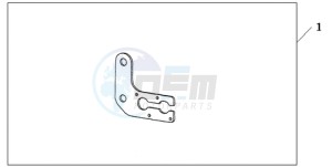 NT700VAA France - (F / ABS) drawing BRACKET DOUBLE SW