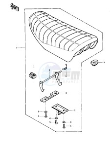 KLT 200 B [KLT200] (B1) | SOLID AXLE [KLT200] drawing SEAT