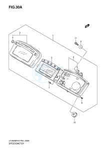 LT-A500F (P24) drawing SPEEDOMETER (MODEL K6 K7)