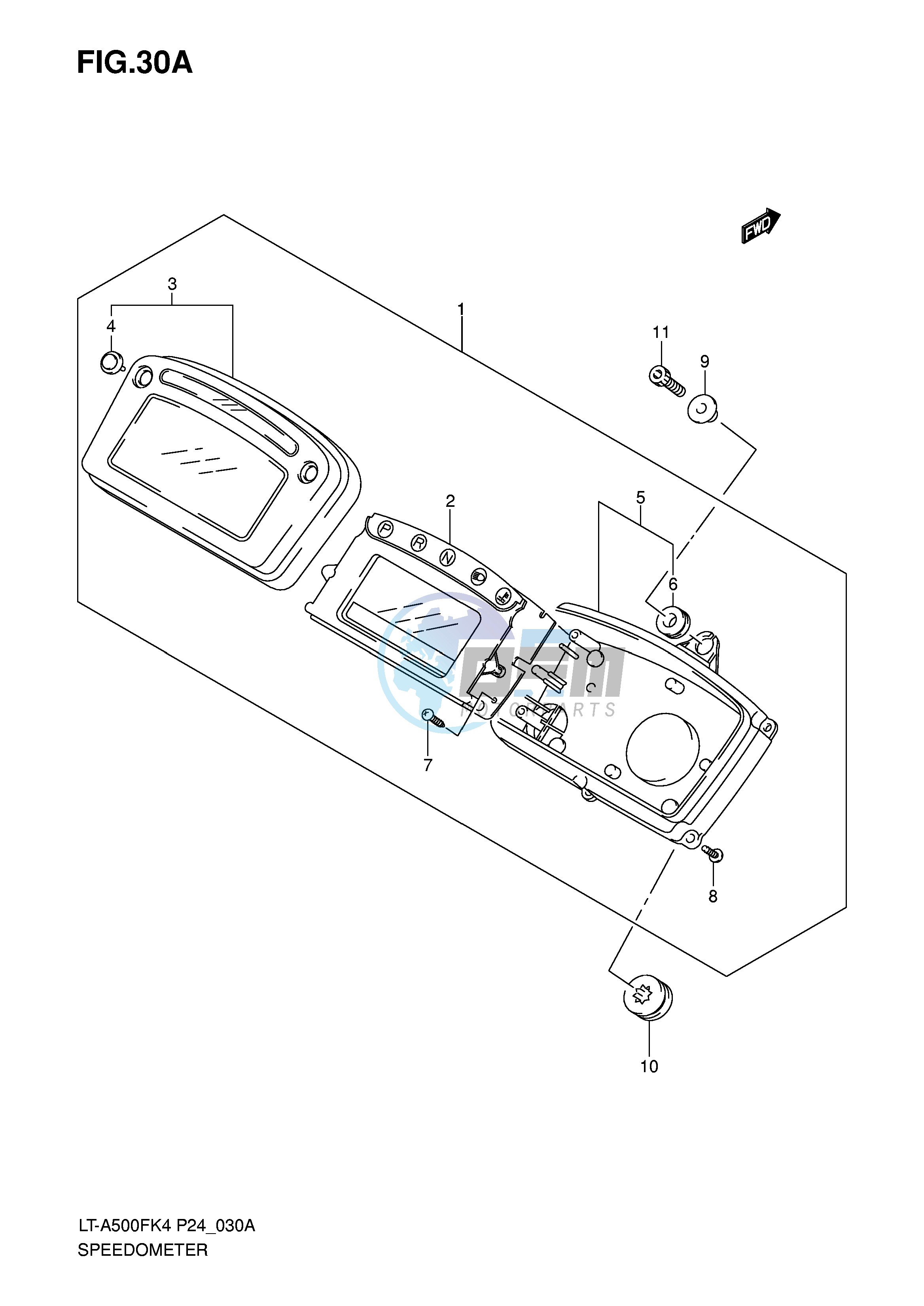 SPEEDOMETER (MODEL K6 K7)