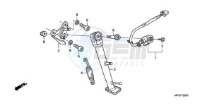 CB600F9 UK - (E / MKH) drawing STAND