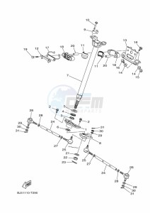 YFM450FWB KODIAK 450 (BJ5D) drawing STEERING