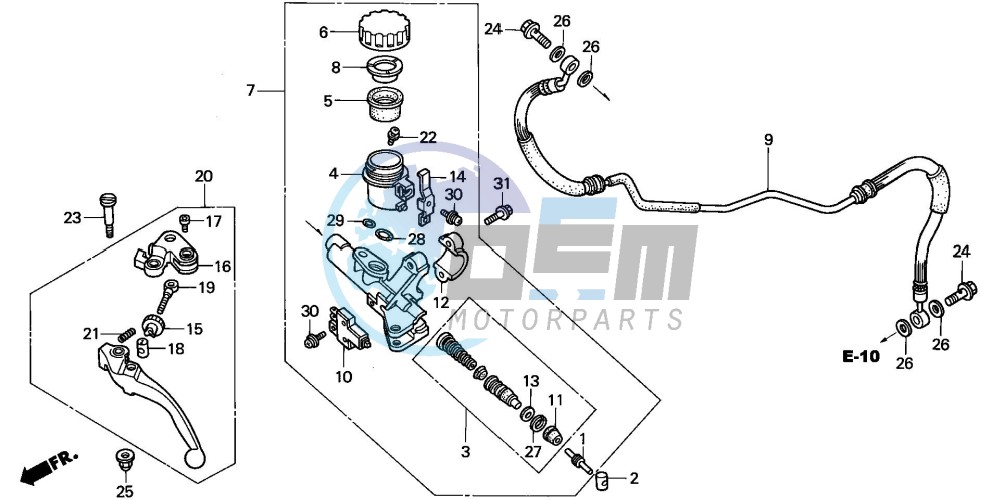 CLUTCH MASTER CYLINDER