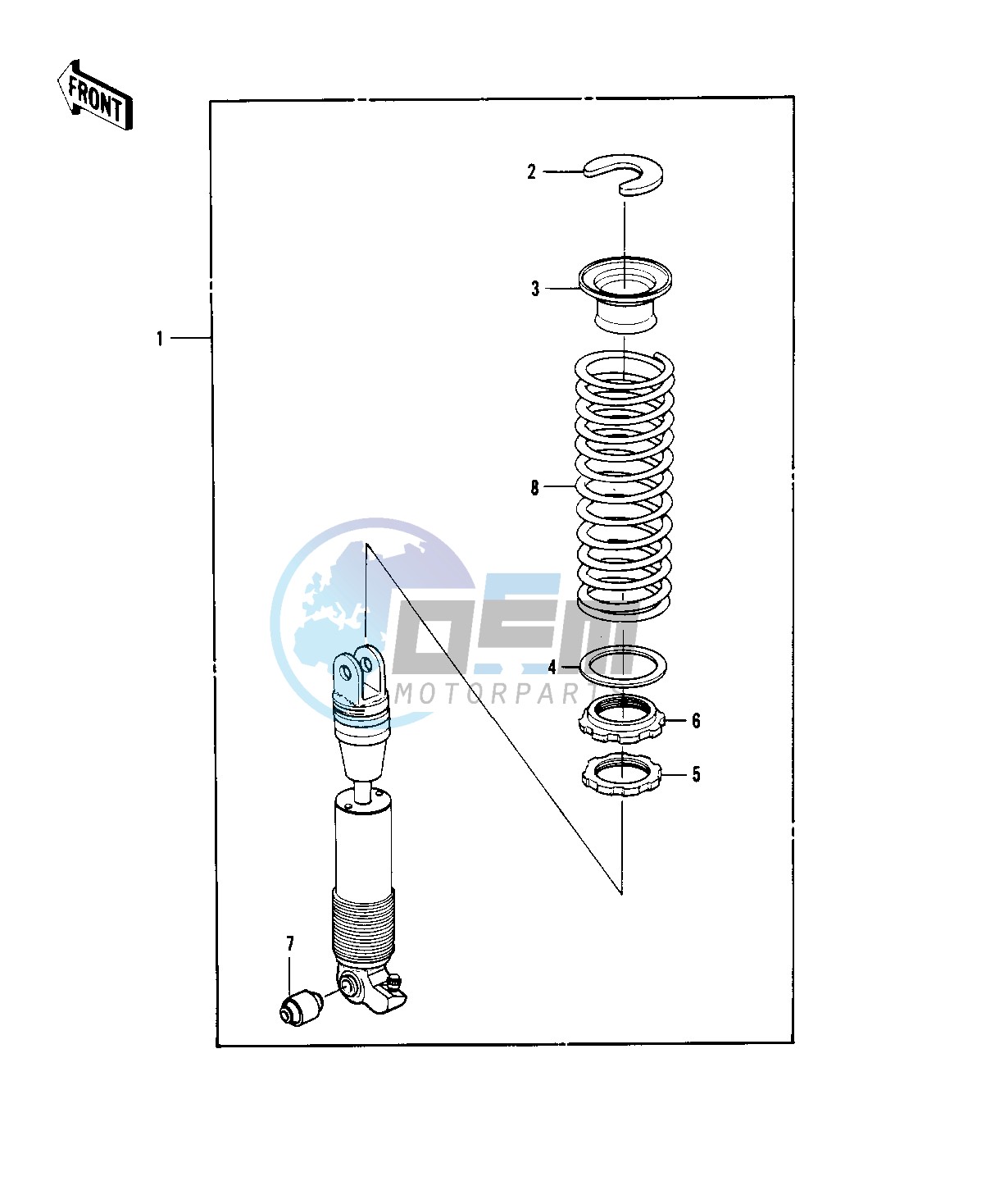 SHOCK ABSORBER -- 81KDX250-B1- -