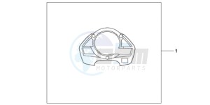 CB600F39 Europe Direct - (ED / ST) drawing METER PANEL