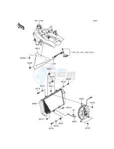 Z800 ZR800CFF UF (UK FA) XX (EU ME A(FRICA) drawing Radiator