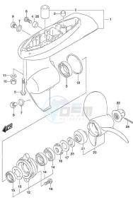 DF 6A drawing Gear Case