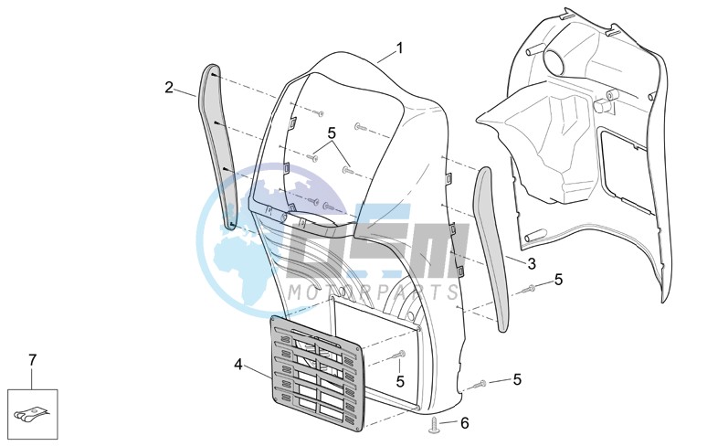 Front body - Front shield