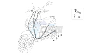 Sport City One 125 4T e3 drawing Transmissions