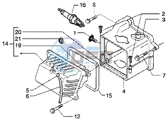 Cylinder head cover