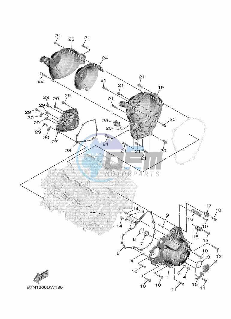 CRANKCASE COVER 1