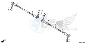 TRX500FM1H TRX500 ED drawing TIE ROD