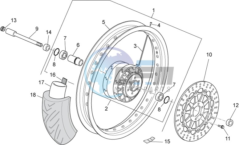 Front wheel I