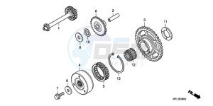 CBR1000RR9 France - (F / MME) drawing STARTING CLUTCH