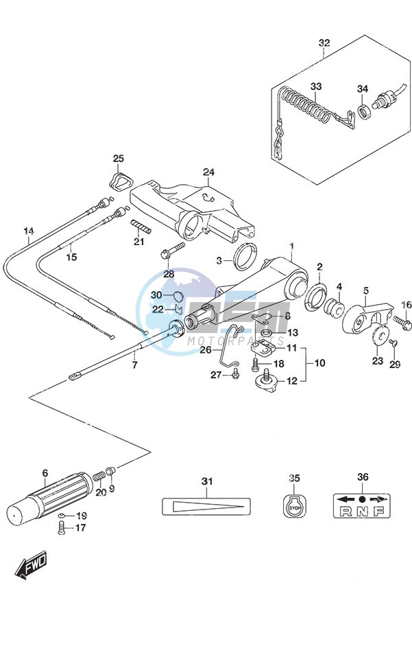 Tiller Handle